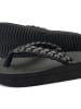 Flip Flop Zehentrenner "wedgy*weave" in Schwarz