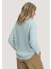 Hessnatur Hessnatur Strick Pullover Regular aus reiner Bio-Baumwolle in perlblau
