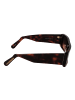GCDS Unisex Sonnenbrille Rechtwinklig Braun