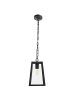 Beliani Pendelleuchten VOLARJA in Schwarz - (W) 17 x (H) 79 x (L) 14 cm