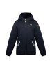 Schmuddelwedda Mädchen Strickfleecejacke in Marine Melange