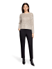 Betty Barclay Strickpullover mit Lochmuster in Patch Taupe/Beige