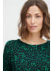 Fransa Longsleeve FREMFLORAL 1  - 20610109  Gemustertes T-Shirt mit Rundhalsausschnitt in Grün
