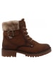 Tom Tailor Schnürstiefel  in Braun