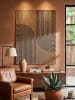 KADIMA DESIGN Balkon-Teppich VIGOLENO modern Bögen Wohnzimmer Schlafzimmer in Braun-Schwarz