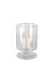 Fink Windlicht "Viana" in Transparent - H. 23 cm - D. 15,3 cm