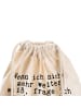 Mr. & Mrs. Panda Sportbeutel Wenn ich nicht mehr... mit Spruch in Creme