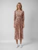 Noa Noa Langes Kleid KineNN in Print Beige-Brown
