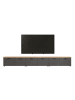 ebuy24 TV Tisch Baggio (3-teilig) Antrazit 360 x 40 cm