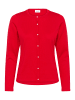 SAINT TROPEZ Strickjacke JemmaSZ Gerade Passform in Chinese Red