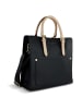 Bugatti Ella - Henkeltasche L 30 cm (beige) in schwarz