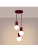 Nice Lamps Pendelleuchte ORBITAL 3 red H 125 cm
