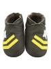 Bemesu Baby Krabbelschuhe aus Leder, weiche Lauflernschuhe mit rutschfester Sohle 