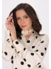faina Blouse in white black