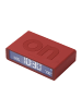 Lexon Digital-Wecker Flip Classic Rot