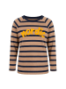 LAURASØN Sweatshirt in walnuss