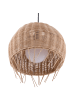 Beliani Pendelleuchten DRINO in Naturfarben/Beige - (W) 27 x (H) 150 x (L) 27 cm