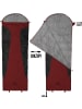 Normani Outdoor Sports Ultralight-Schlafsack (RV rechts) Runty in Rot/Schwarz