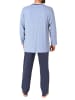 NORMANN langarm Schlafanzug Pyjama - 78015 in marine