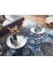 KADIMA DESIGN Couchtisch | 2er Set, Silber/Schwarz, Tablett, Rund in Silber