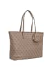 Guess Power Play II Large Tech Tote - Shopper 39 cm (coal logo) in latte logo