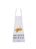 Mr. & Mrs. Panda Schürze Fuchs Sterne mit Spruch in Weiß