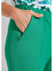 GOLDNER Elegante, schmale Hose LOUISA in grün