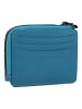 Braun Büffel Capri Kreditkartenetui RFID Schutz Leder 11 cm in ocean