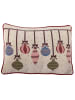 Bloomingville Kissen ORNAMENTIA mit Tannenbaumschmuck 50x35 cm