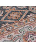 KADIMA DESIGN Waschbarer Teppich Medallion Muster, Orientalisch, Wohnzimmer in Rosa