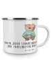 Mr. & Mrs. Panda Camping Emaille Tasse Fabelhafte Brautjungfern ... in Transparent