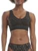 adidas Bustier NAKED 2PLY BRA in schwarz print