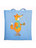 Mr. & Mrs. Panda Tote Bag Fuchs Keks ohne Spruch in Sky Blue