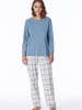 Schiesser Pyjama Comfort Essentials in blaugrau