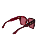 Calvin Klein Sonnenbrille Quadratisch Burgundisch