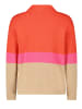 Betty Barclay Strickpullover mit Color Blocking in Red/Pink
