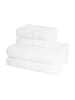 2 X Handtuch 2 X Duschtuch im Set Cashmere feeling in Weiß
