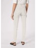 MADELEINE Schmale Skinny-Hose, Zippertaschen in wollweiß