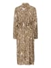 Kaffe Kleid KAmille Loose fit in Toasted Coconut Graphic Animal