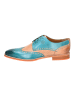 MELVIN & HAMILTON Eleganter Schnürschuh in türkis