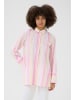 CULTURE Langarm - Hemd CUbeha Loose fit in Pink/Yellow/Lavender Stripe