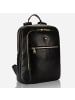 Jekyll & Hide Montana Business-Rucksack Leder 39 cm Laptopfach in black