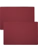 Erwin Müller Tischset 2er-Pack Lagoa in bordeaux