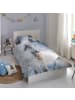 Traumschloss Flanell Kinder Bettwäsche - Schimmel - weißes Pferd im Winter in White Horse