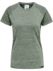 Hummel Hummel T-Shirt Hmlci Yoga Damen Dehnbarem Schnelltrocknend Nahtlosen in THYME MELANGE