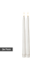 STAR Trading Outdoor Stabkerzen ,Flamme Slim' im 2er Set, weiß, Batterie, Timer, Fe