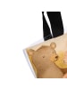 Mr. & Mrs. Panda Shopper Bär und Hase Umarmen Design mit Spruch in Weiß