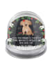 Mr. & Mrs. Panda Traumkugel Hund Dame mit Spruch in Kreidetafel