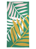 Juniqe Handtuch "Palm Leaves in Green" in Gelb & Grün