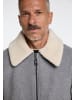 DreiMaster Vintage Herren Übergangsjacke Aus Wollgemisch in Grau Melange
